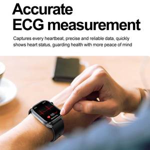 นาฬิกาสมาร์ทวอทช์ติดตามสุขภาพ ECG PPG HRV สำหรับผู้ชายและผู้หญิง ปี 2025 รับผลิตตามสั่งพร้อมโลโก้ รองรับ <span class=keywords><strong>Android</strong></span> และ IOS - Product Image 3