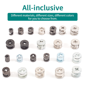 Hrt tủ bếp Ngăn Kéo văn phòng đồ nội thất kết nối phần cứng chế biến gỗ đồ nội thất cam khóa kết nối bu lông vít - Product Image 6