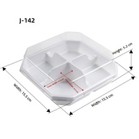 Boîte d'emballage personnalisée en gros pour mochi, donuts, macarons, gâteaux, desserts et aliments