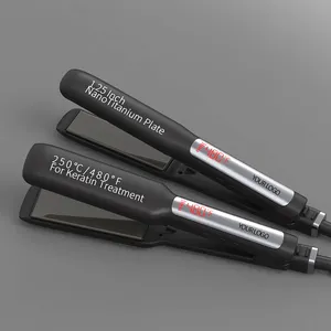 Özel toptan MCH pro titanyum düz ütüler özel logo 480 derece saç düzleştirici