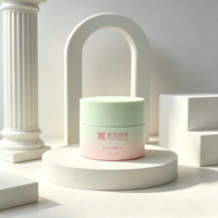 Pot en PP avec couvercle 30g/50g/100g pour crème et lotion, emballage cylindrique pour crème contour des yeux, du fabricant de contenants cosmétiques
