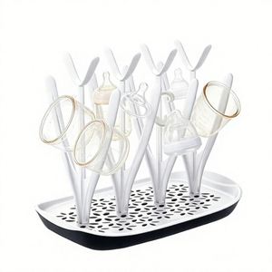 Standing Baby <b>Bottle</b> Holder & Drying <b>Rack</b> Foldable PP Material Portable <b>Storage</b> for Household Use - Product Image 1