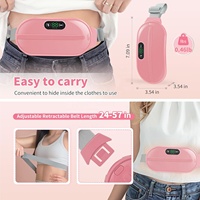 Ceinture de massage vibrante chauffante portable en gros pour soulager les douleurs corporelles féminines et les crampes menstruelles