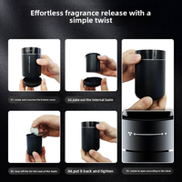 Diffuseur d'arômes intelligent pour voiture électrique, support de tasse en alliage, purificateur d'air anionique, élimination du formaldéhyde, LED colorées, ambiance lumineuse