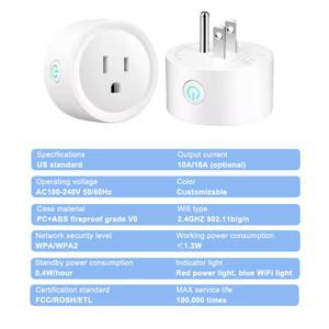 Enchufe Inteligente FY11 con Enchufe Estadounidense Ewelink 10A/16A, con Monitor de Energía para Control de Electrodomésticos, Protección Dual Contra Sobrecarga y Sobrecalentamiento - Product Image 2
