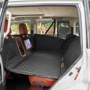 Venta caliente impermeable duradero cama de coche para perros portátil mascota asiento trasero extensor cubierta para perros con ventana de malla inferior de PE duro - Product Image 3