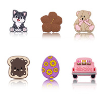 Perles de bijoux de dentition pour bébé, bricolage, dessin animé, breloques, perles en silicone, vente en gros