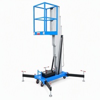 Plateforme élévatrice hydraulique mobile en aluminium pour atelier et réparation en hauteur