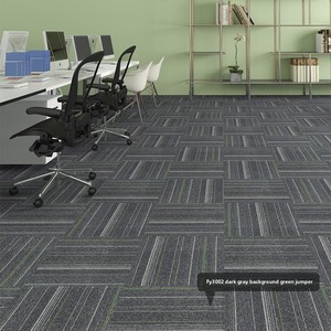 Losetas de Alfombra Geométricas de PVC GHT Century Kerry, Encajables, Antideslizantes y Ecológicas para Hogar, Oficina, Dormitorio y Restaurante - Product Image 2