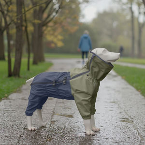 Manteau de Pluie Réfléchissant de Luxe <span class=keywords><strong>Imperméable</strong></span> <span class=keywords><strong>pour</strong></span> Animaux de Compagnie (Chats et Chiens) <span class=keywords><strong>avec</strong></span> Quatre <span class=keywords><strong>Pattes</strong></span> Couvertes, Style Moderne de Haute Qualité et Conception de Trou de Ceinture Dissimulé - Product Image 5