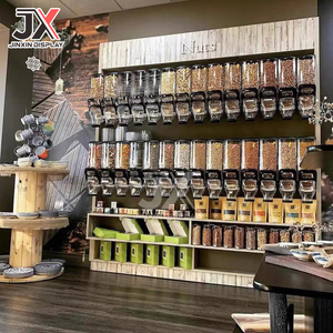 Treo Tường PC Số Lượng Lớn Thực Phẩm Dispenser Cho Siêu Thị Hiển Thị Cho Kẹo Hạt Cà Phê Ngũ Cốc Khô Trọng Lực Bin Cho Trung Tâm Đại Siêu Thị - Product Image 5