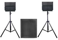 Système de sonorisation professionnel à ligne active 1400W avec subwoofer 18 pouces et TWS sans fil 5.0, ensembles audio professionnels pour karaoké