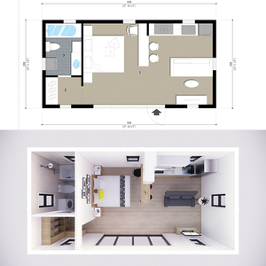 Quacent Rumah de lujo moderno de lujo Villa prefabricada casa alojamiento construcción prefabricada Modular casa pequeña Villas APARTAMENTO PARA <span class=keywords><strong>VENTA</strong></span> - Product Image 6