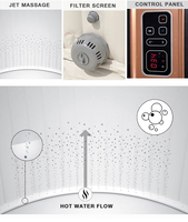 Vanace Home & Commercial Sauna AirJet Jacuzzi Tub Machine de massage corporelle la plus vendue avec filtre pour baignoire spa