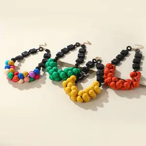 Ожерелье из коралловых бусин с драгоценными камнями, дизайнерский комплект ювелирных изделий