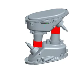 Marke neue laden Auger Getriebe Fall AH140127 für John Deere mähdrescher