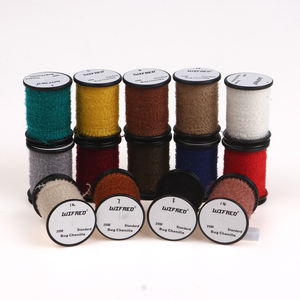 Ligne de doublage de matériel de fixation de mouche de chenille de 14 couleurs pour la pêche à la mouche sèche et humide de <span class=keywords><strong>nymphe</strong></span> Scuds matériel de corps de leurre de pêche à la mouche de truite - Product Image 5