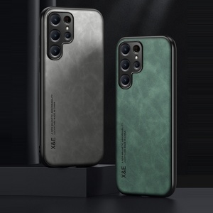 Funda Protectora para Samsung Galaxy S25 Ultra S24 Plus, Funda de Piel de Oveja de Lujo, Antigolpes, Funda de Teléfono de Cuero PU al por Mayor de Fábrica - Product Image 5