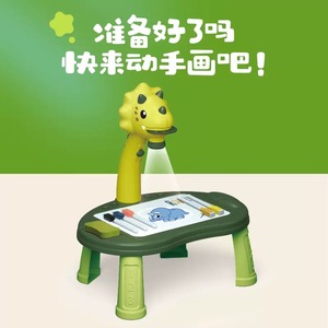 Otros Juguetes Educativos de Aprendizaje, Escritorio de Escritura Borrable, Pizarra de Dibujo para Niños, Proyector de Luz LED con Cabeza de Dinosaurio, Mesa de Dibujo - Product Image 2