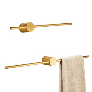 Toallero Minimalista de Cobre Estándar, Barra Simple para Baño, Hotel, Villa, Estilo de Lujo Ligero - Product Image 5