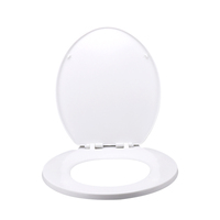 Siège de toilette IFAN en PP, installation facile, 41*36, couleur blanche personnalisée, pour salle de bain