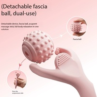 Rouleau de massage à balle pour mollets, jambes, yoga, cou, relaxation musculaire, récupération profonde des tissus, outil de fitness