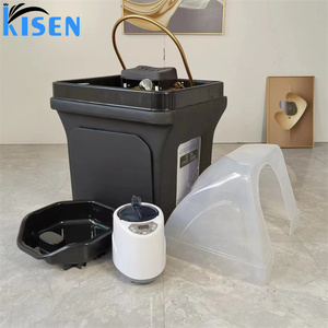 Mangkuk Sinki Syampu Mudah Alih Pencuci Rambut Profesional Kisen Dengan Terapi Peredaran air Kepala Spa <span class=keywords><strong>Dan</strong></span> Pengukus Pengasapan - Product Image 4