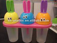 Machine à glaçons, moule en plastique de popsicle de fusée, fabricant de glace