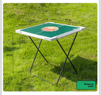 Table de Mahjong Portable en Gros, Table Pliante pour Camping en Plein Air, Tapis de Mahjong Carré, Table de Mahjong Personnalisée Étanche