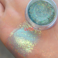 Faible quantité minimale de commande 13 Couleurs Pigments Libres Poudre Laser Multi Duochrome Marque Privée Fard À Paupières