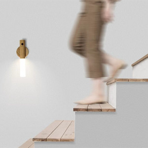 Luz noturna magnética de led, carregamento usb, sensor de movimento, luz para parede, para corredor - Product Image 3
