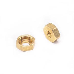 Écrou hexagonal extérieur en laiton OEM de haute qualité, personnalisé, avec filetage, doré, fabriqué en Chine - Product Image 5