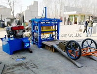 QT4-40 Alibaba Golden Fournisseur Moteur Diesel Ciment Béton Bloc Et Brique Faisant La Machine