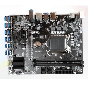 Harga grosir B250 LGA1151 untuk GPU PC Motherboard ATX 12 PCIE3.0 DDR4