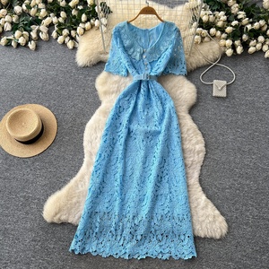 Vestido Elegante Vintage 2026 para Mujer, Vestido de Encaje Entallado de Diseño Avanzado - Product Image 3