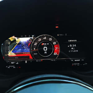 Tableau de bord numérique LCD 12,3'' pour <span class=keywords><strong>Audi</strong></span> A3 2013-2020, tableau de bord virtuel de voiture, panneau d'instruments, compteur de vitesse, mise à niveau des jauges - Product Image 6
