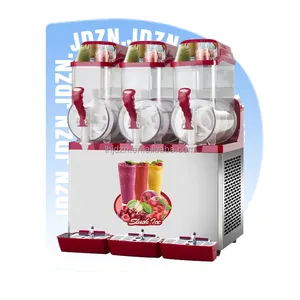 Air Cream Slushy Soda Slushi Daiquiri Mix Maker Cold Drink Slash Fazer Usado 2.5l * 2 Tanque Mini Máquina de Slush para Venda Gran