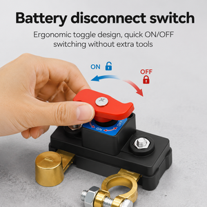 Interruttore di Disconnessione Terminale Batteria in Rame Puro di Grado Marino 12V/24V a Sgancio Rapido <span class=keywords><strong>per</strong></span> Auto/Camion/Barca/Camper, Interruttore Antifurto - Product Image 2
