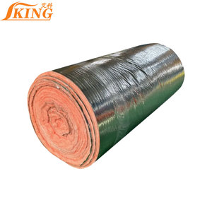 Isoking màu hồng sợi thủy tinh cách nhiệt cuộn sử dụng cho gác mái - Product Image 2