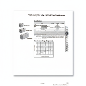 Électrovanne pneumatique SMC VF3130-5DZ1-02-F pièces pneumatiques - Product Image 1