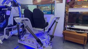 <span class=keywords><strong>3D</strong></span> xe lái xe Mô phỏng trò chơi lái xe VR đua mô phỏng thiết bị đua xe 3 màn hình xe đua thực tế ảo giả lập - Product Image 3