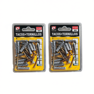 Expansion Tube And Screws Tacos Tornillos 6mm 3.5x30mm For Wood Fixing - Product Image 2
