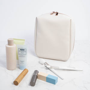 ISO BSCI usine multifonction cosmétique organisateur sac fermeture éclair mode pour cuir PU pour maquillage stockage soirée utilisation de fête - Product Image 6