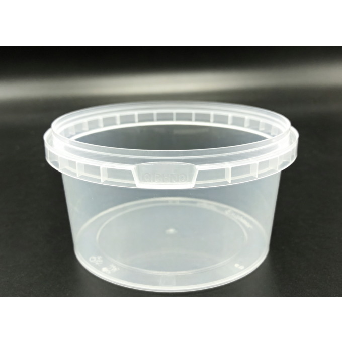 500ml PP transparent large bowl plastic soup noodle bowl