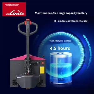 Carretilla elevadora eléctrica Linde de <span class=keywords><strong>1</strong></span>,5 toneladas, 24V, 65Ah, batería de plomo-ácido, nuevo modelo, opción de 2 toneladas, RWD, uso en interiores, <span class=keywords><strong>1</strong></span> año de garantía - Product Image 2