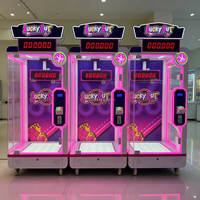 Machine de jeu d'arcade en métal à forte rentabilité, à monnayeur, avec lumières clignotantes, pour centres commerciaux et parcs d'attractions