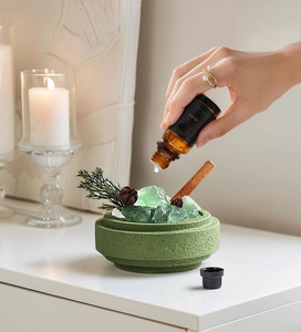 Caja de regalo personalizada, difusor de aromaterapia de piedra de cristal <span class=keywords><strong>Natural</strong></span>, difusor de aceite de cerámica Premium con fragancia única - Product Image 1
