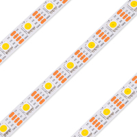 Lampu Strip Dekorasi Rumah Kamar Tidur Pesta Festival Berkualitas Tinggi 60led SK9822 Putih 10mm Pencahayaan Dalam Ruangan Modern Tahan Air