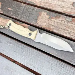 Utensili a mano Blxc110 D2 coltelli in acciaio lama fissa sopravvivenza caccia all'aperto Bushcraft coltello pieno Tang con guaina Keydex