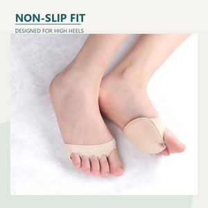 Almohadillas para el Antepié, Plantillas para Zapatos de Cinco <span class=keywords><strong>Dedos</strong></span> para Mujer, Antideslizantes, para Tacones Altos, Plantillas Footmaster para Bailarinas y Zapatos Casuales - Product Image 4